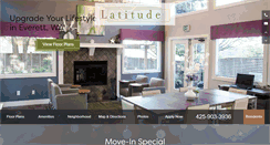 Desktop Screenshot of latitudeapartmentsineverett.com