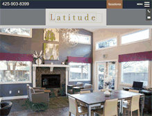 Tablet Screenshot of latitudeapartmentsineverett.com